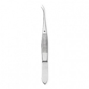 Centurion Centurion Serrated Umbilical Forceps - 4" (10.1 cm) Sterile Centurion Iris Forceps with Umbilical Serrated 1/4 Curve Sharp / Sharp Tips, Lil' Tips, Single Use - 67725