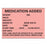 TimeMed a Div of PDC Label Medication Added Fluorescent Red 1.75" x 2.5" 1000/Rl