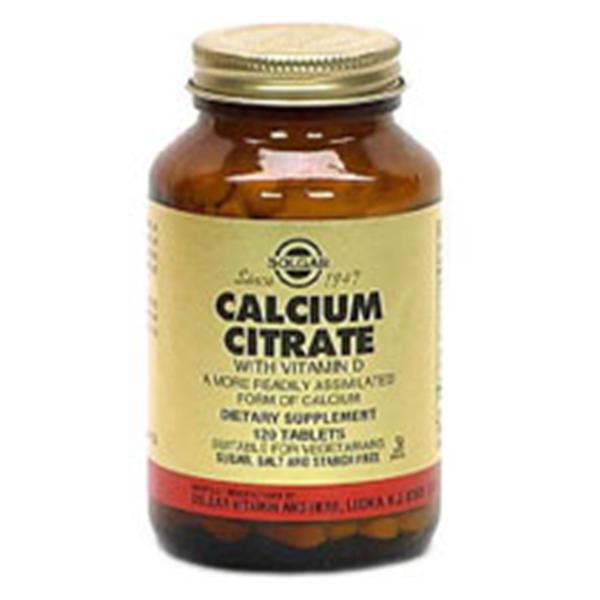 Solgar Vitamin & Herb Calcium Citrate Supplement Tablets 120/Bt