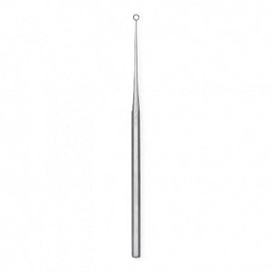 Centurion Centurion Buck Ear Curettes - 6-1/2" (16.5 cm) Sterile Centurion Blunt Angled Buck Ear Curette, Size 2, Single Use - 67750