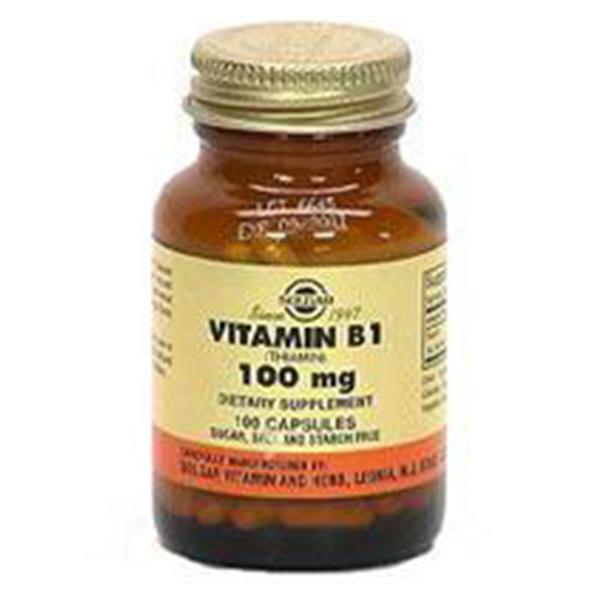 Solgar Vitamin & Herb Vitamin B1 Supplement Adult Tablets 100mg 100/Bt