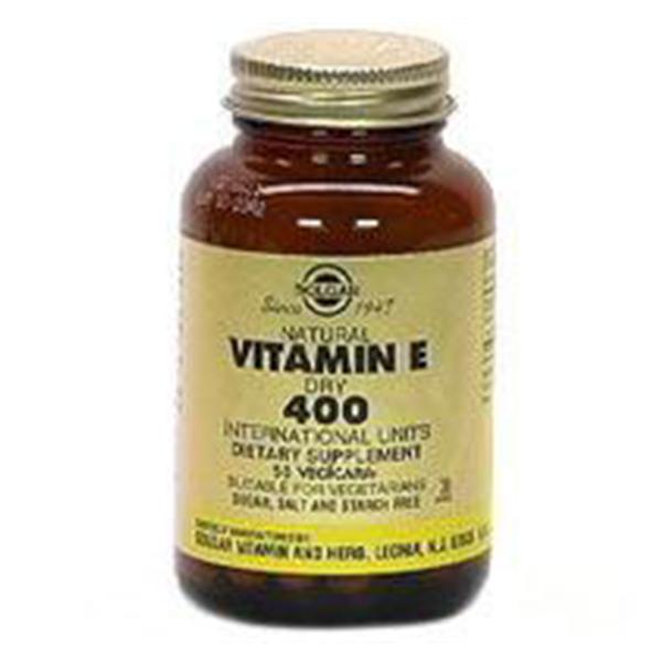 Solgar Vitamin & Herb Vitamin E Supplement Vegicaps 400IU 100/Bt