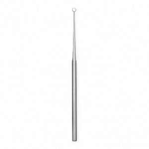 Centurion Centurion Buck Ear Curettes - 6-1/2" (16.5 cm) Sterile Centurion Blunt Angled Buck Ear Curette, Size 3, Single Use - 67755