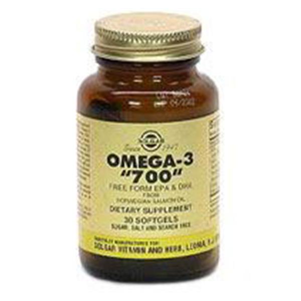 Solgar Vitamin & Herb Omega-3 "700" Supplement Softgels 120/Bt