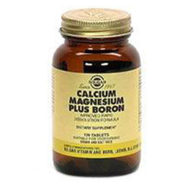 Solgar Vitamin & Herb Calcium Magnesium Boron Supplement Tablets 250/Bt