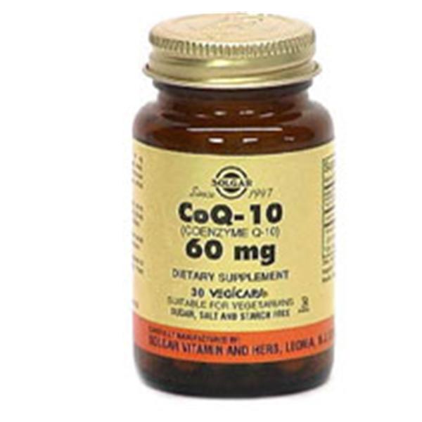 Solgar Vitamin & Herb Coenzyme Q-10 Supplement Adult Vegicaps 60mg 60/Bt