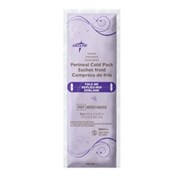 Medline Industries  Pack Cold Deluxe Perineal OB Instant Disp Purple 14.25x4.5" 24/Ca