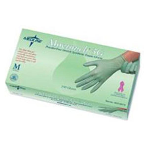 Medline Industries  Gloves Exam AloeTouch 3G PF Vinyl Latex-Free Md Green 100/Bx, 10 BX/CA (MDS195175)