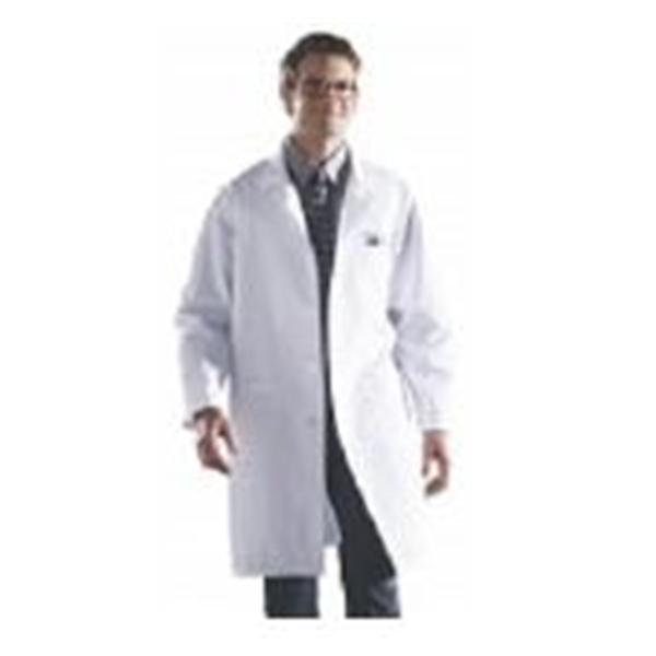 Medline Industries  Lab Coat Kn Lgnth Poly/Ctn Unsx LtBlu 2XL 41" Ea