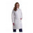 Medline Industries  Lab Coat Protective Poly/Crbn ResiStat W Wht 5XL Ea