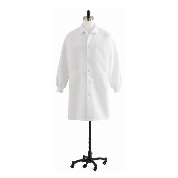 Medline Industries  Lab Coat Kn Lgnth Poly/Ctn Unsx Wht XL 42 Ea