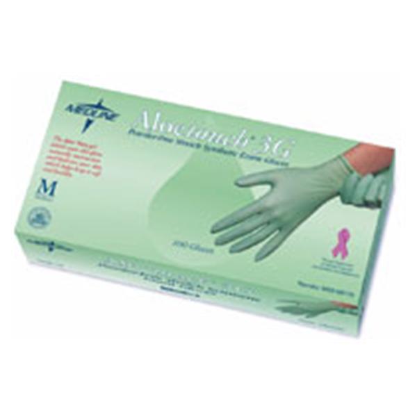 Medline Industries  Gloves Exam AloeTouch 3G PF Vinyl Latex-Free XS Green 100/Bx, 10 BX/CA (MDS195173)