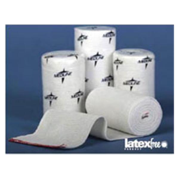 Medline Industries  Bandage Swift-Wrap 4"x5yd Ctn/Poly/Elstc Vlcr White LF NS 50/Ca