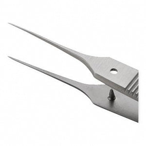 Centurion Centurion Iris Forceps - 3-1/2" (8.9 cm) Sterile Centurion Iris Forceps with Smooth Straight Tips, Extra Fine Lil' Tips, Premium Satin Grade, Single Use - 67915