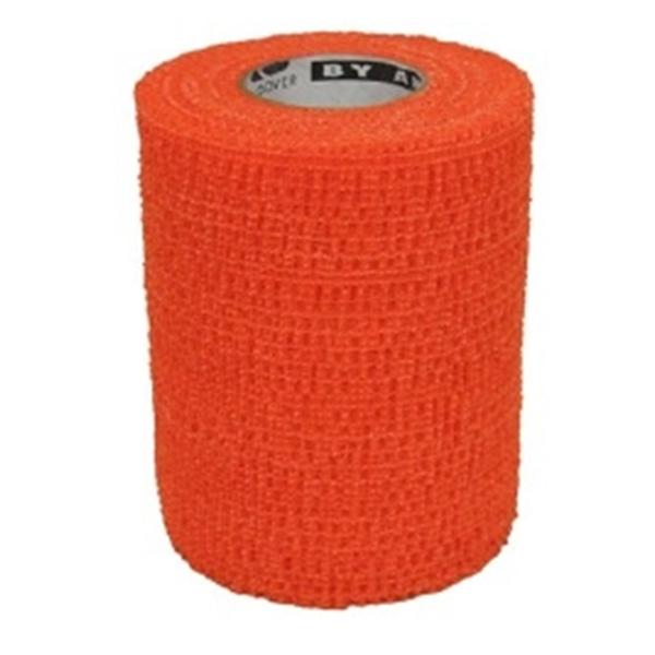 Andover Coated Products Bandage CoFlex 1"x5yd Compression Elastic Orange Ltx NS 30/Ca