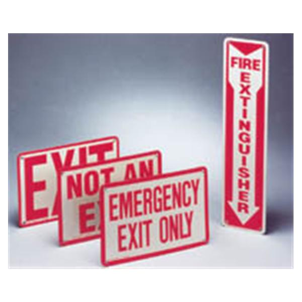 HPTC OSHA Sign Exit 10 in x 7 in Glow in the Dark Ea