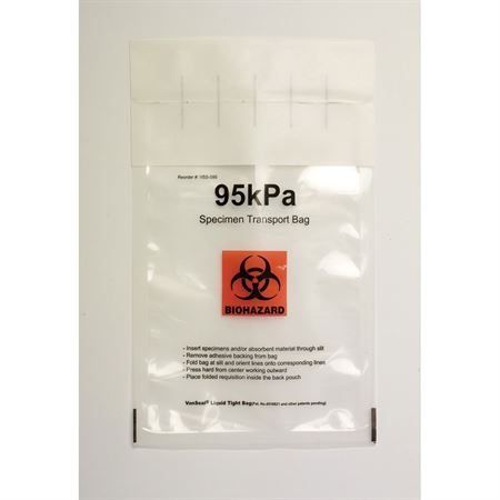 95kPa with Biohazard Symbol 6"W x 9"H