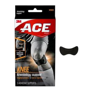 3M ACE Kinesiology Knee Support, Black