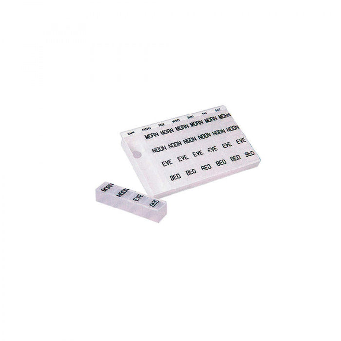 Pill Box Medi-Chest 9-3/8"X5-3/4"X1 White 70060L 70006L