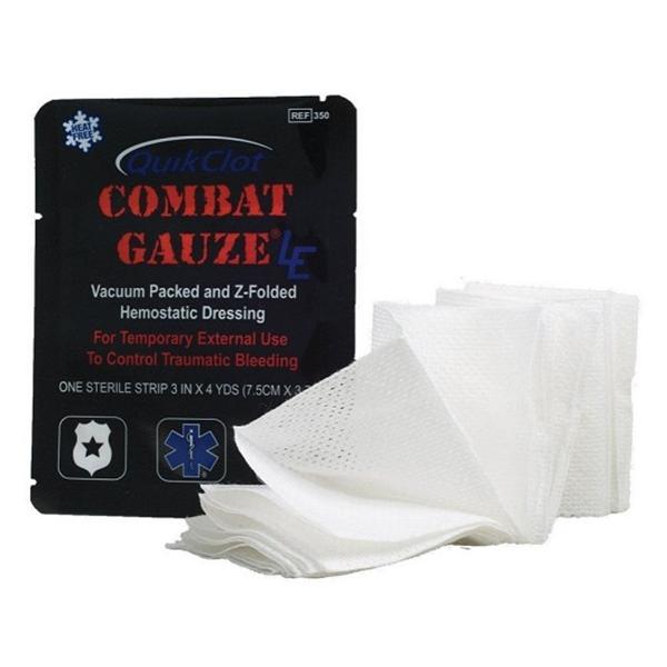 Z-Medica  Gauze Combat QuikClot 3"x4yd Z-Fold Ea, 50 EA/CA (350)