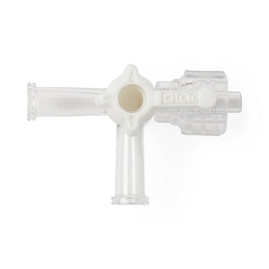 Namic 3-Way Stopcocks - 3-Way Stopcock with OFF Handle Position, Low Pressure, Male Rotating Collar, Female Fitting, 200 PSI - H965700150021