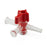 Namic 4-Way Stopcocks - 4-Way Stopcock with OFF Handle Position, Low Pressure, Luer-Slip Tip, Female Fitting, 200 PSI - H965700150101