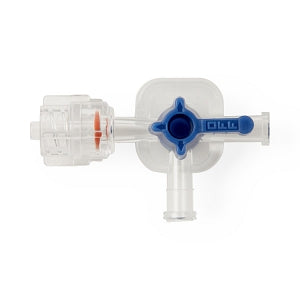 Namic 3-Way Stopcocks - 3-Way Stopcock with OFF Handle Position, High Pressure, Left Handed, Rotating Male Adaptor, Female Fitting, 1, 050 PSI - H965700550081