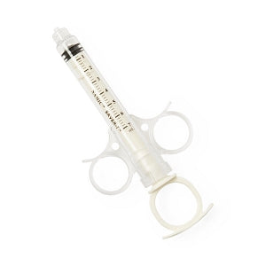 Namic Angiographic 7 mL Control Syringes - Angiographic High-Pressure Control Syringe with Thumb-Ring Plunger and Finger Ring, Fixed Male Luer Lock, 0.5 mL Reservoir, 7 mL - H965700830031