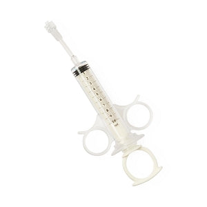 Namic Angiographic 10 mL Control Syringes - Angiographic High-Pressure Control Syringe with Thumb-Ring Plunger and Finger Ring, Fixed Male Luer Lock, 2" Extension, 0.5 mL Reservoir, 10 mL - H965700850041