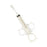 Namic Angiographic 10 mL Control Syringes - Angiographic High-Pressure Control Syringe with Thumb-Ring Plunger and Finger Ring, Fixed Male Luer Lock, 2" Extension, 0.5 mL Reservoir, 10 mL - H965700850041