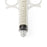 Namic Angiographic 12 mL Control Syringes - Angiographic High-Pressure Control Syringe with Palm-Pad Plunger and Finger Ring, Fixed Male Luer Lock, 12 mL - H965700871071