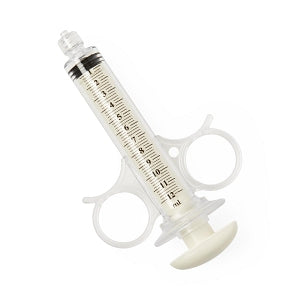 Namic Angiographic 12 mL Control Syringes - Angiographic High-Pressure Control Syringe with Palm-Pad Plunger and Finger Ring, Fixed Male Luer Lock, 12 mL - H965700871071