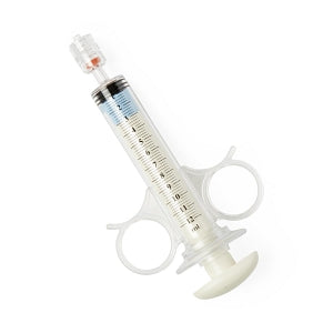 Namic Angiographic 12 mL Control Syringes with Rotator - High-Pressure with Palm Pad Plunger Style and Finger Ring, Rotating Male Adaptor Fitting, 12 mL - H965700980071