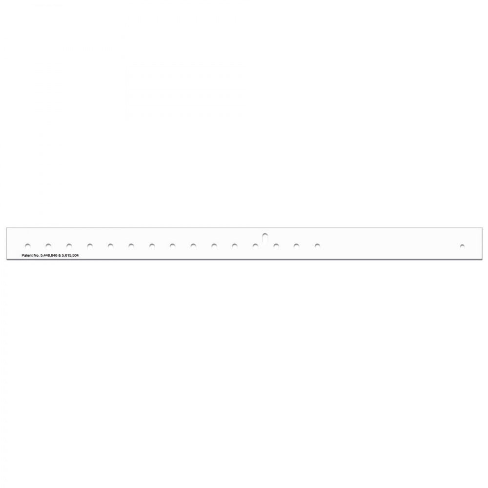 Compuband Thermal Wristband Thermal Clasp Closure 3/4"X11 1/2 1 1/2" Pedi White - 500 Per Box Quantity: 500 Per Box Information Area: 3 1/8" L X 3/4" H Size Of Band: 11 1/2" L X 3/4" W" Core Size: 1 1/2" Outer Diameter: 5.85"