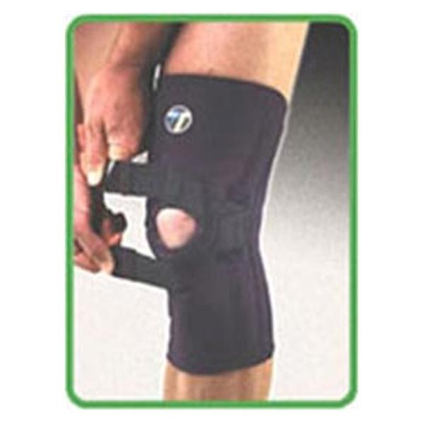 Pro-Tec Athletics Support J-Lat Knee Neoprene Black Size Large Right Ea