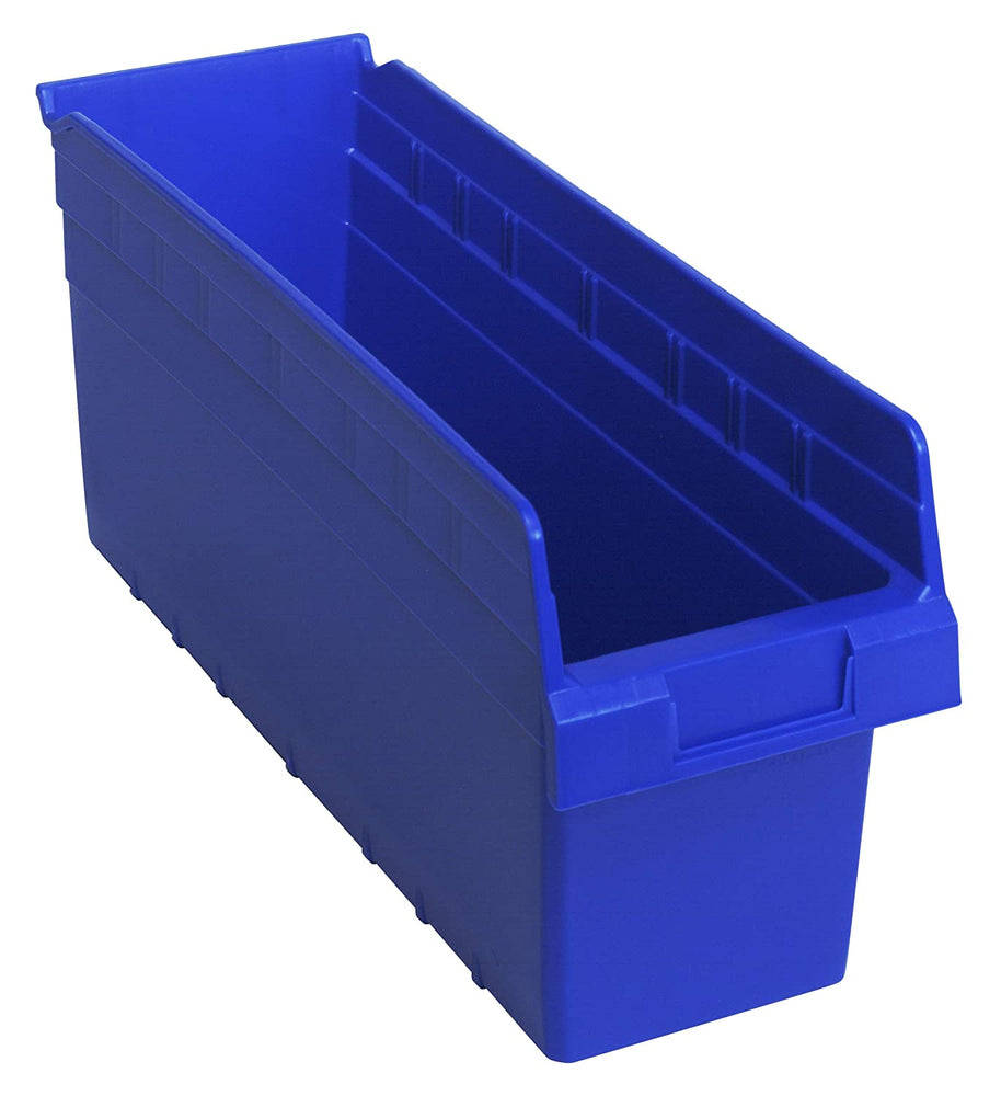 Quantum Store-Max Shelf Bins - Store-Max Bin, 17-7/8" x 6-5/8" x 8", Blue - QSB804BL