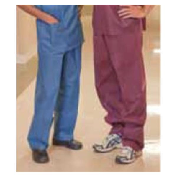 Encompass Disposable Scrub Pants with Elastic Waist - PANTS, SCRUB, DISP, WINE, LG, 2, PCKTS, ELASTIC - SC810L