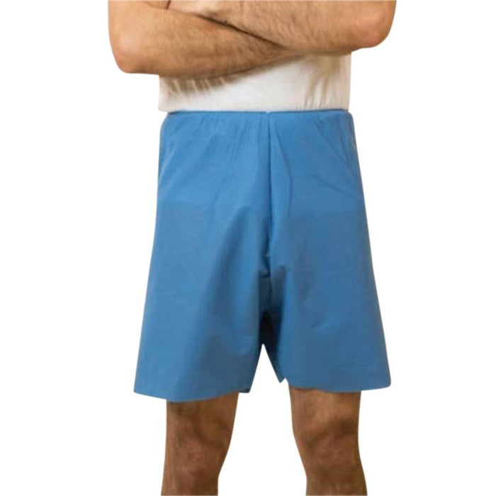 Encompass Disposable Multiphasic Shorts - Multiphasic Shorts, Disposable, Blue, 5XL - 7XL - 45410-107