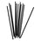 Empress Products Semi Slim Straws - Empress Semi Slim Straw, Unwrapped, Black - ECK525BK