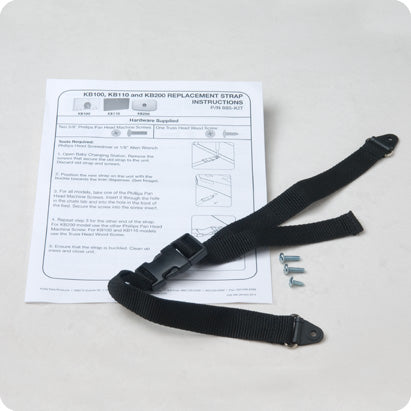 Koala Strap Kit for KB100, KB110, KB200 - Strap Kit for Any Horizontal Change Station - 885-KIT