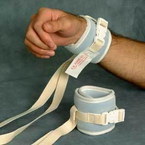 EM Adams Inc Limb Restraints - ANKLE, NON-LOCKING CONNECTED TUFF CUFF - 26-0756A