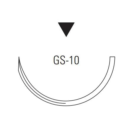 Covidien Surgipro-II & Surgilon Sutures - Surgilon Suture, Black, Size 4/0, 5 x 18", C-15 Needle, Taper Point - SBS-570-M