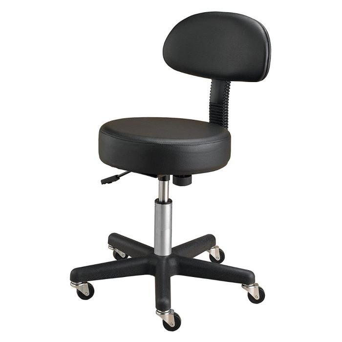 Patterson Medical Pneumatic Therapy Stool with Backrest