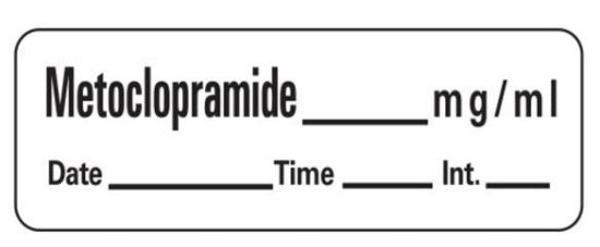 TimeMed a Div of PDC Label Metachlopramide 600/Rl