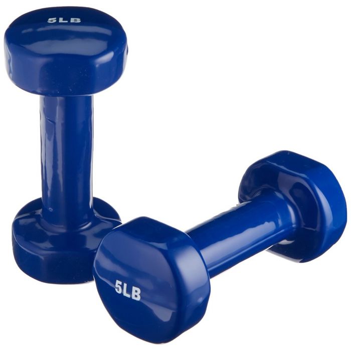 Sammons Preston Vinyl-Coated Iron Dumbbells