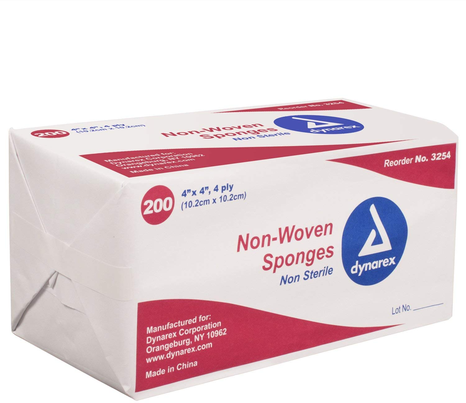  Dynarex Non-Sterile Non Woven Sponge