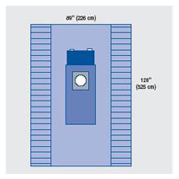 Medline Industries  Drape Hip Surgical Proxima 9" Fenestrated 89x128" Sterile 12/Ca