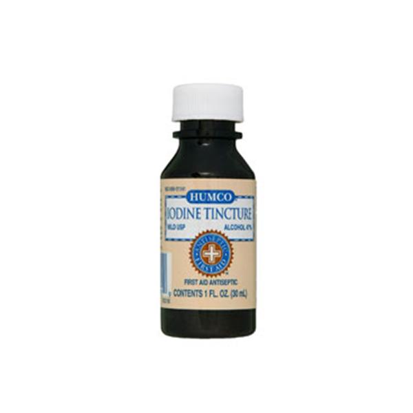 Humco Holding Group Iodine Tincture Antiseptic 1oz Mild Bottle 1oz/Bt, 72 EA/CA (121391001)