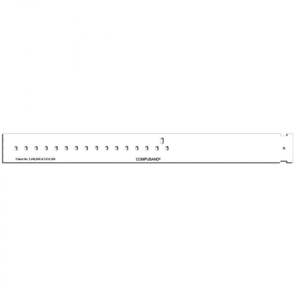 Compuband Thermal Wristband Thermal Clasp Closure 1 1/8"X11 1/2 3" Adult White - 500 Per Box Quantity: 500 Per Box Information Area: 4" L X 1 1/8" H Size Of Band: 11 1/2" L X 1 1/8" W Core Size: 3" Outer Diameter: 7.20"