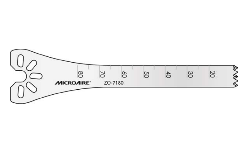 Microaire Surgical Oscillating Blades - BLADE, SAW, OSC, LARGE, 10MMX85MMX1.27MM - ZO-7180